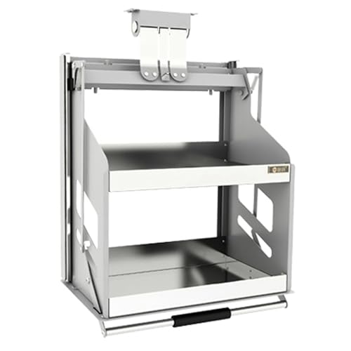 2-Tier Pull-Out Cabinet Organizer