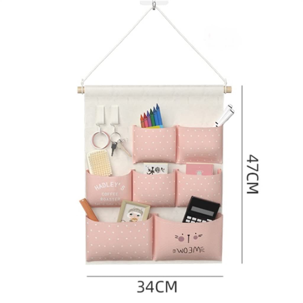 DTTLYQF Wall Hanging Wardrobe Storage Sundries Jewelry Bag