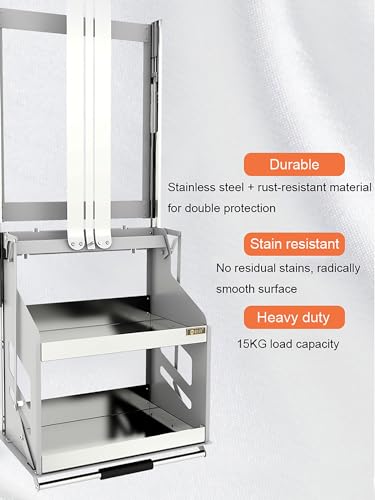 2-Tier Pull-Out Cabinet Organizer