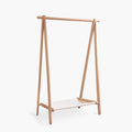 Foldable Solid Wood Clothing Rack