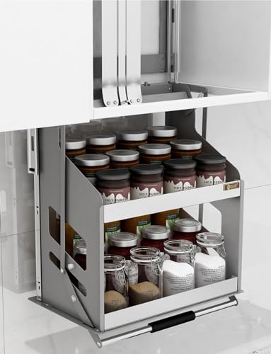 2-Tier Pull-Out Cabinet Organizer