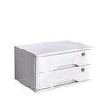 Solid Wood Desktop File Cabinet with 2 Drawers