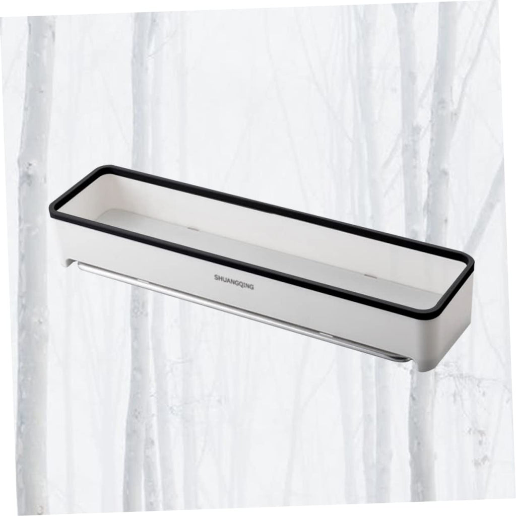 2-Piece Wall-Mounted Shower Storage Rack