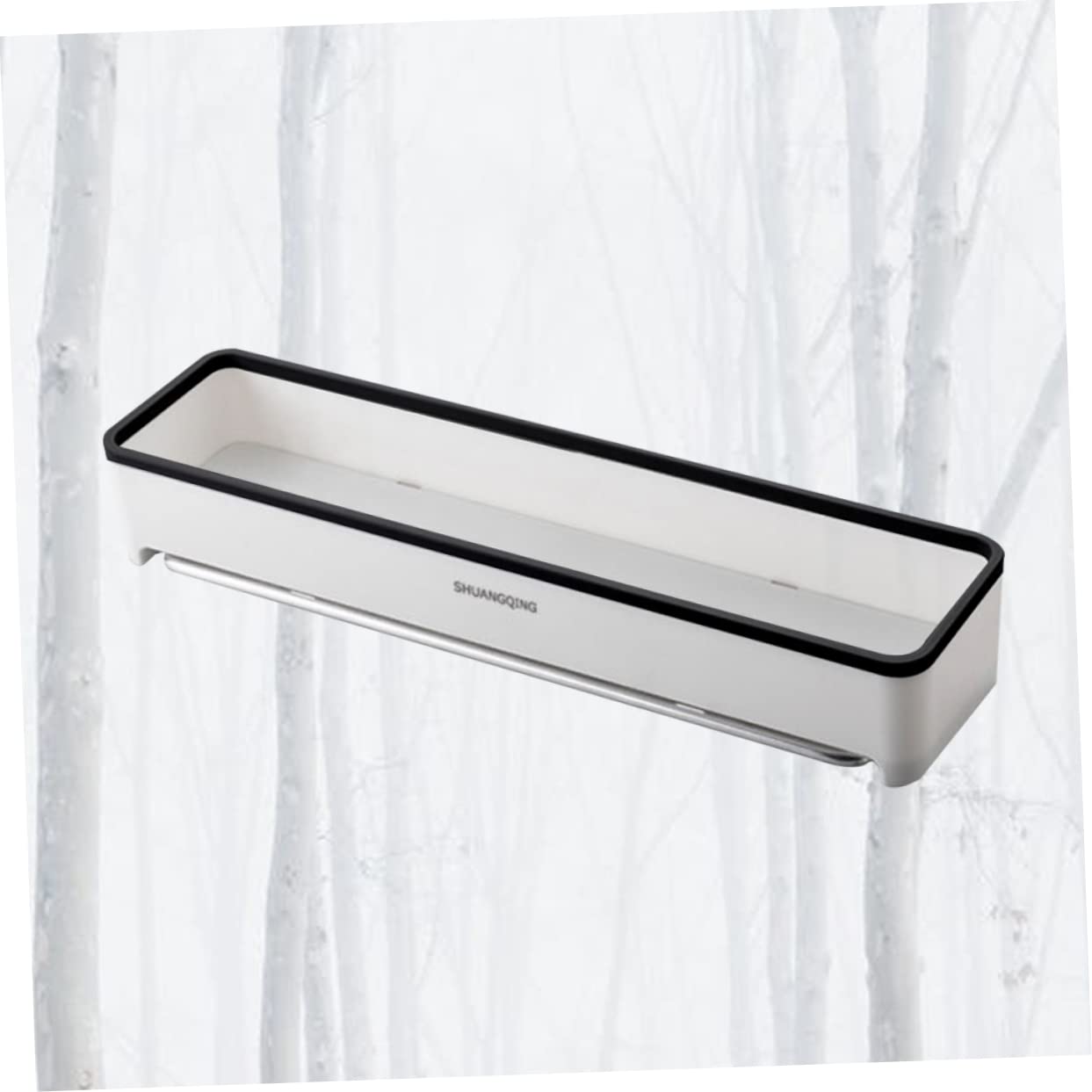2-Piece Wall-Mounted Shower Storage Rack