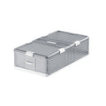 Clear Underbed Storage Bin with Lids & Wheels