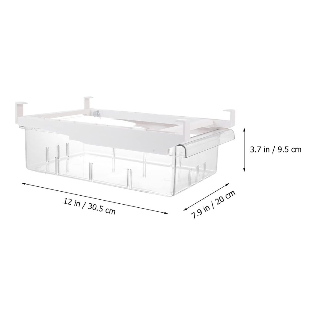Clear Stackable Refrigerator Storage Bin