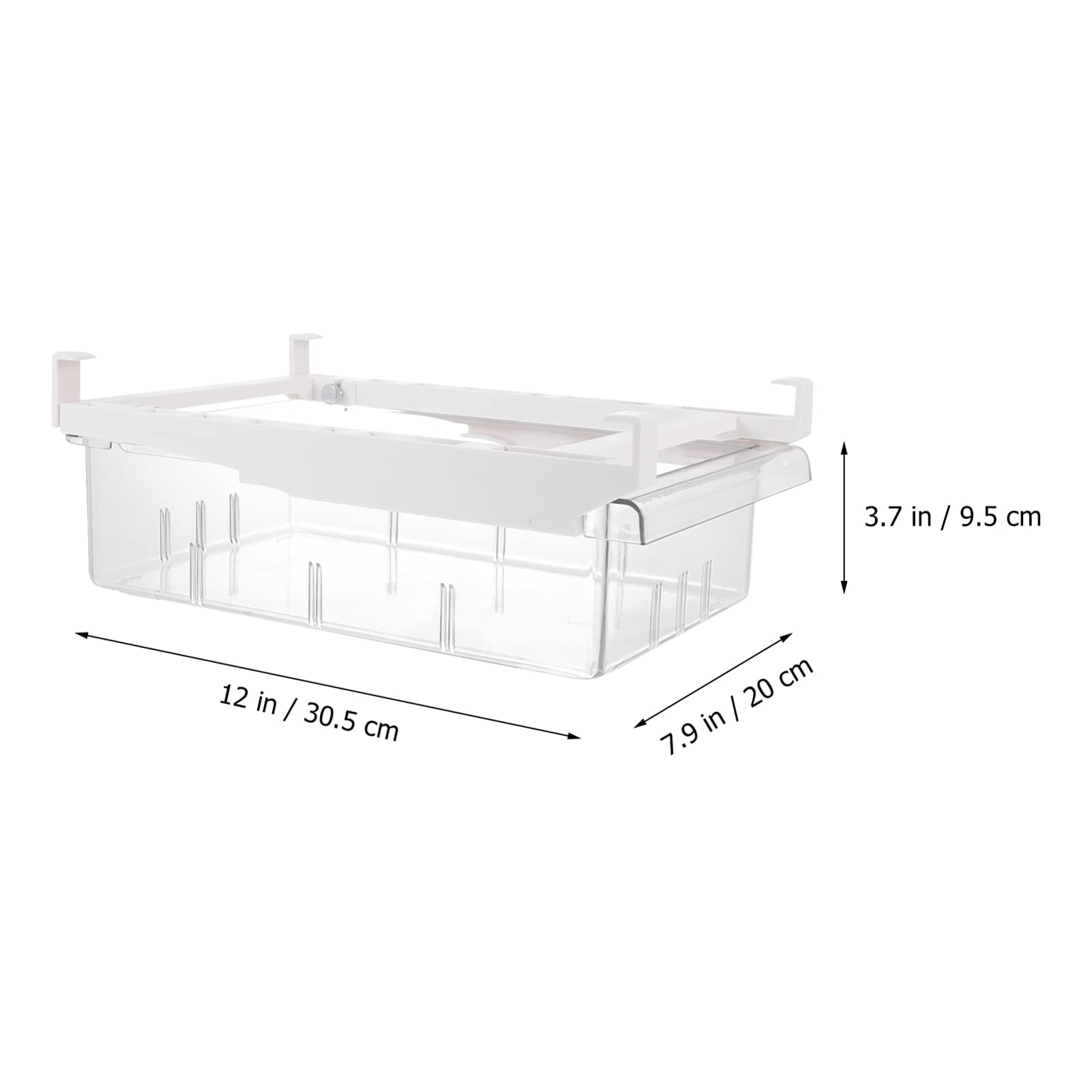 Clear Stackable Refrigerator Storage Bin