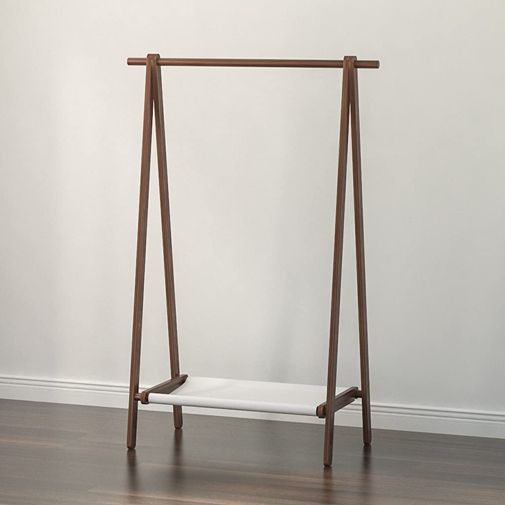 Foldable Solid Wood Clothing Rack