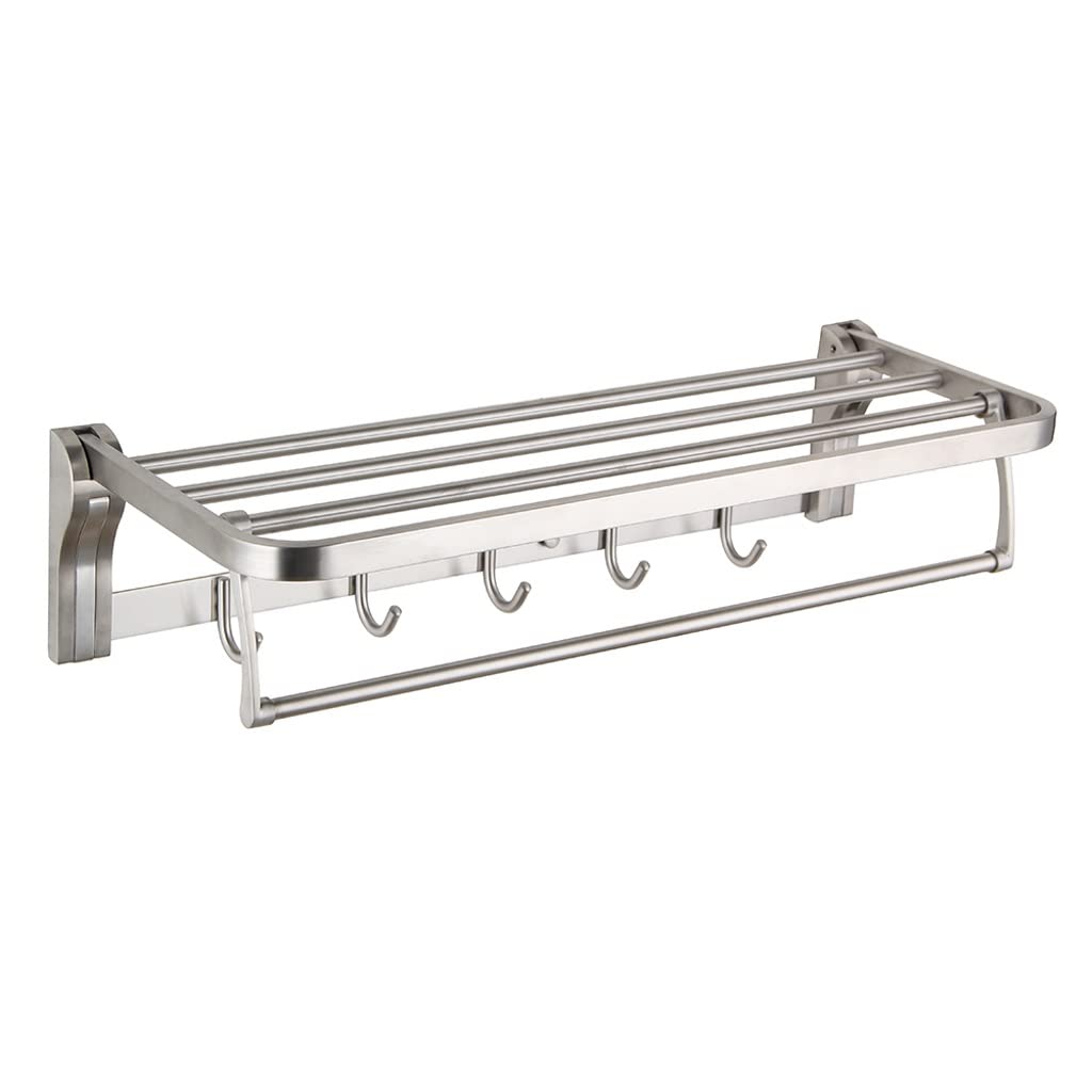 Stainless Steel Shower Caddy with Adjustable Hooks