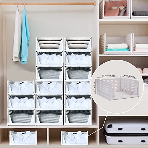 3-Piece Stackable Drawer Organizer Set