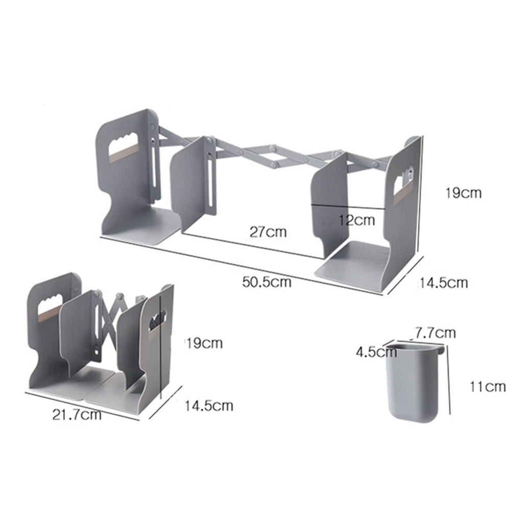 Adjustable Desktop Book & File Organizer