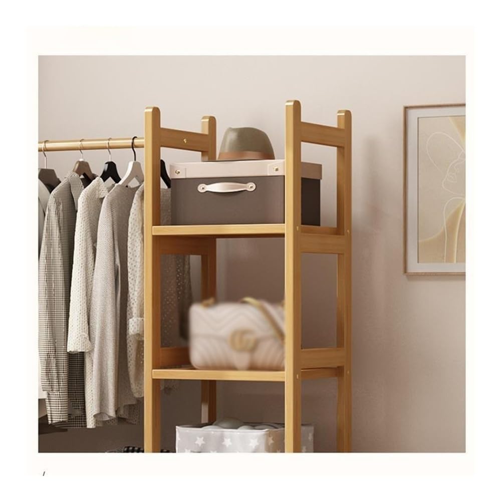 Freestanding Clothes Rack with Storage Drawer