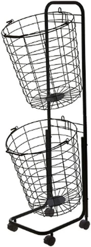 Slim Rolling Laundry Hamper with Handles