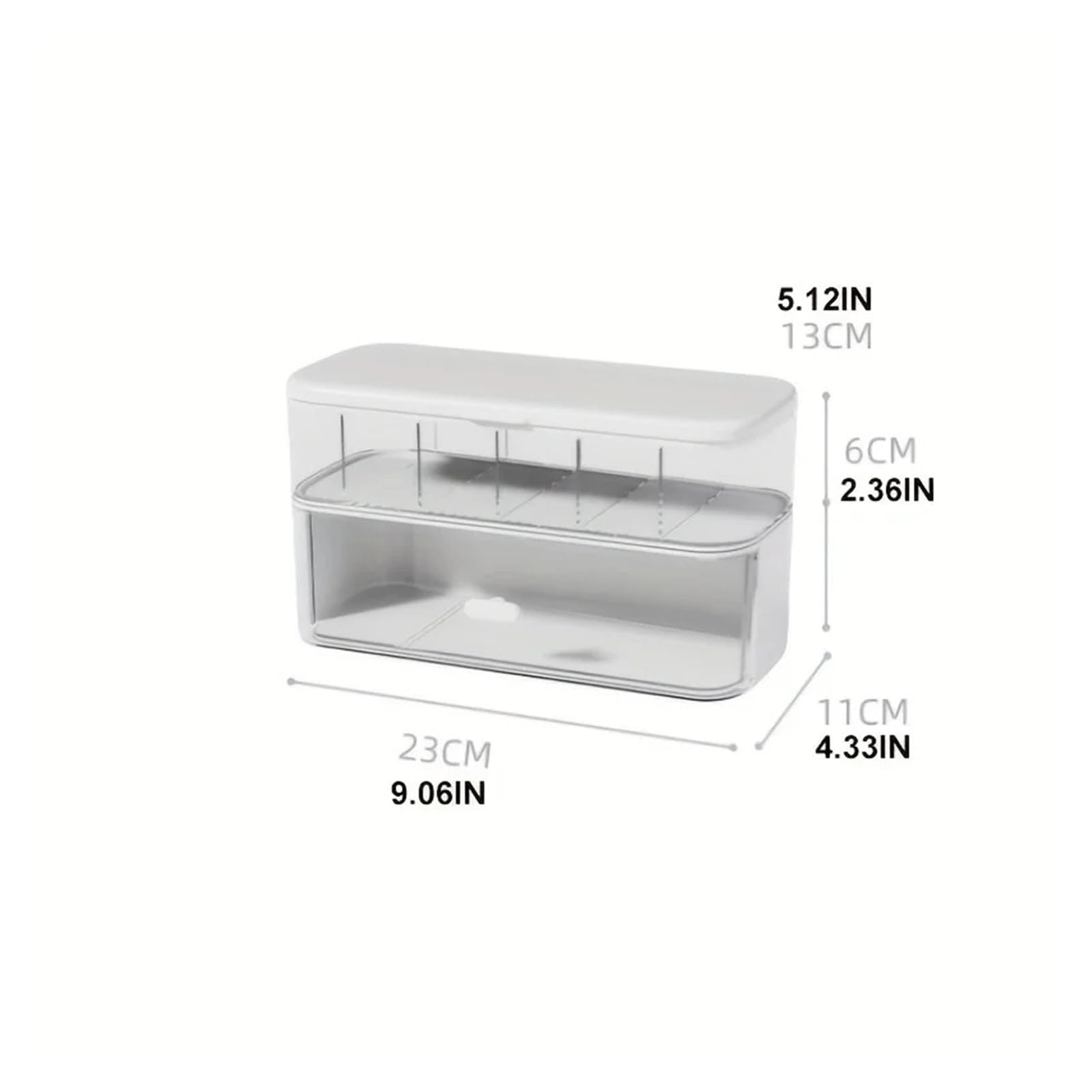 Transparent Cable & Charger Organizer Box
