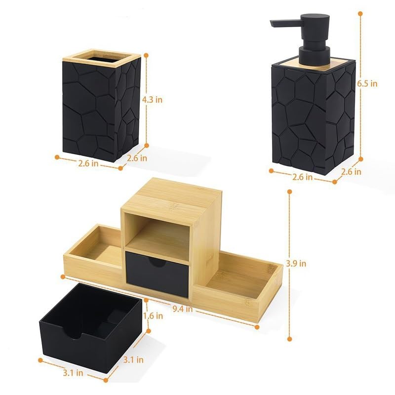 Bathroom Toiletry Organizer Set