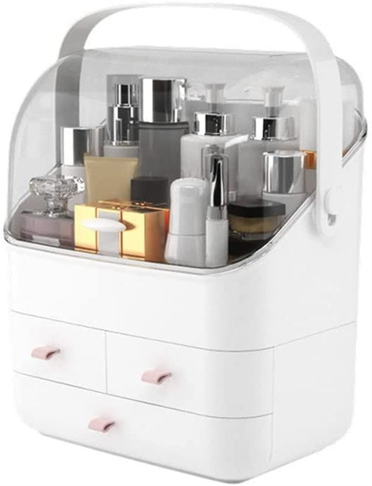 Large-Capacity Makeup & Skincare Organizer Box