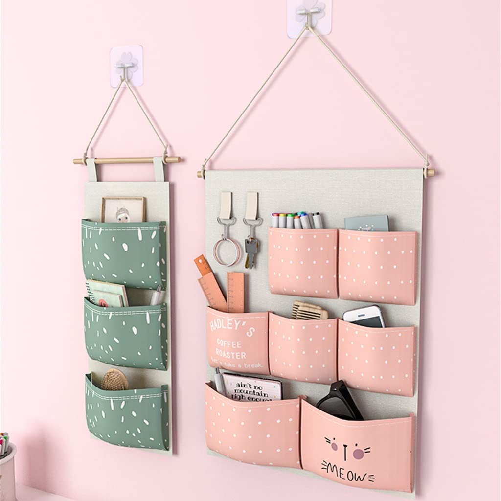 DTTLYQF Wall Hanging Wardrobe Storage Sundries Jewelry Bag