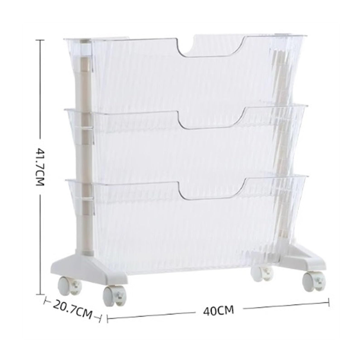 UYCVT Filing Cabinet for Home Office Removable Bookshelf, Transparent Document Storage Box, Data Storage Box File Cabinet