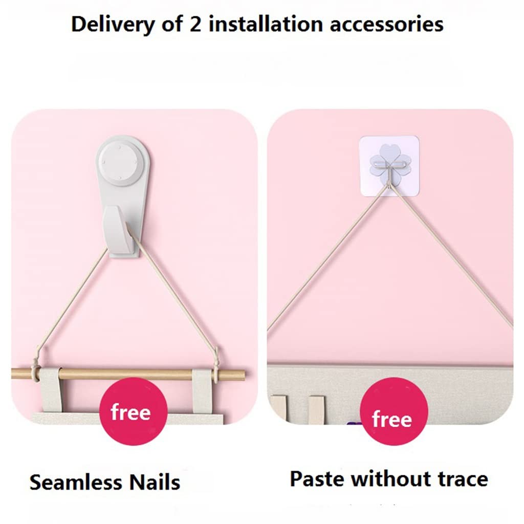 DTTLYQF Wall Hanging Wardrobe Storage Sundries Jewelry Bag