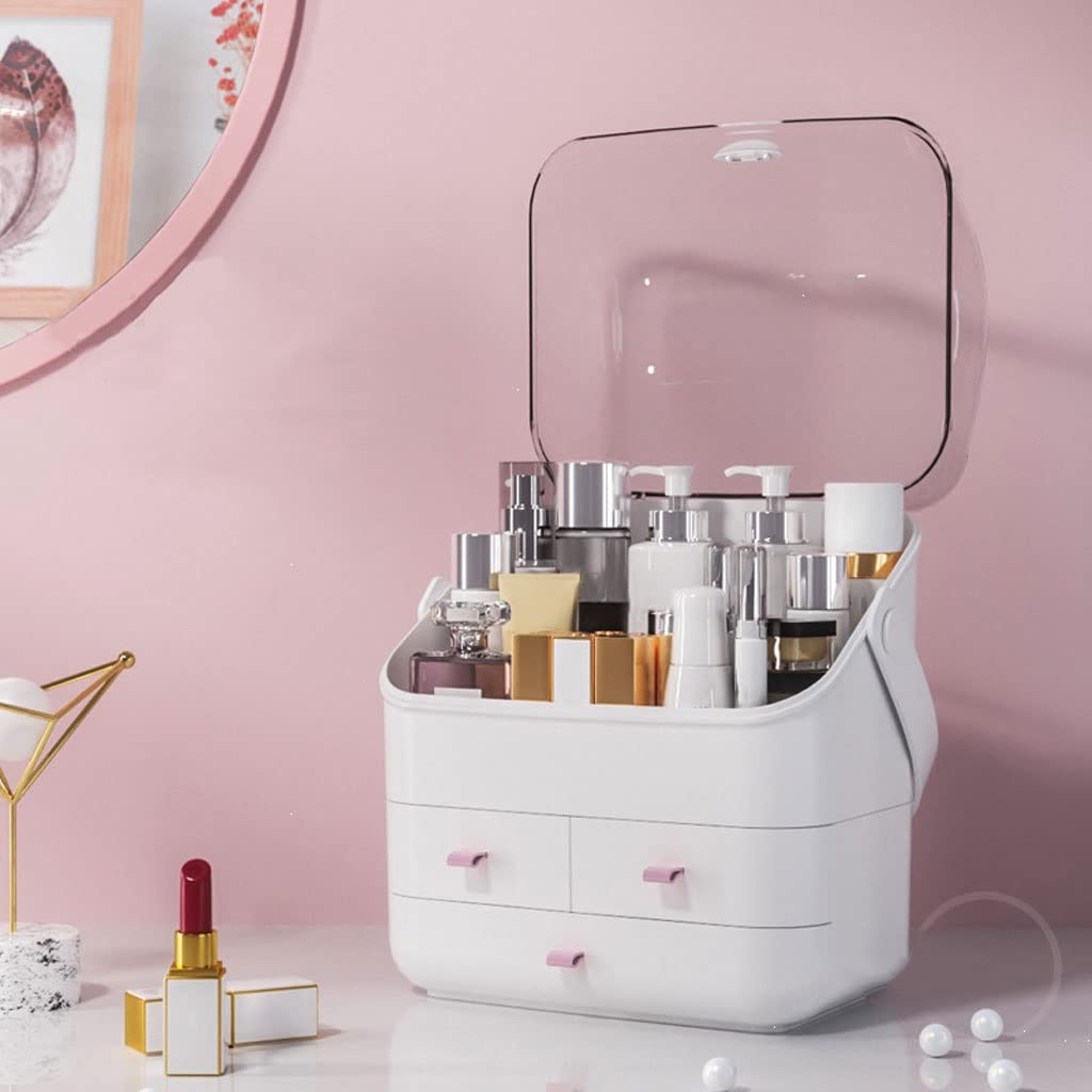 Large-Capacity Makeup & Skincare Organizer Box