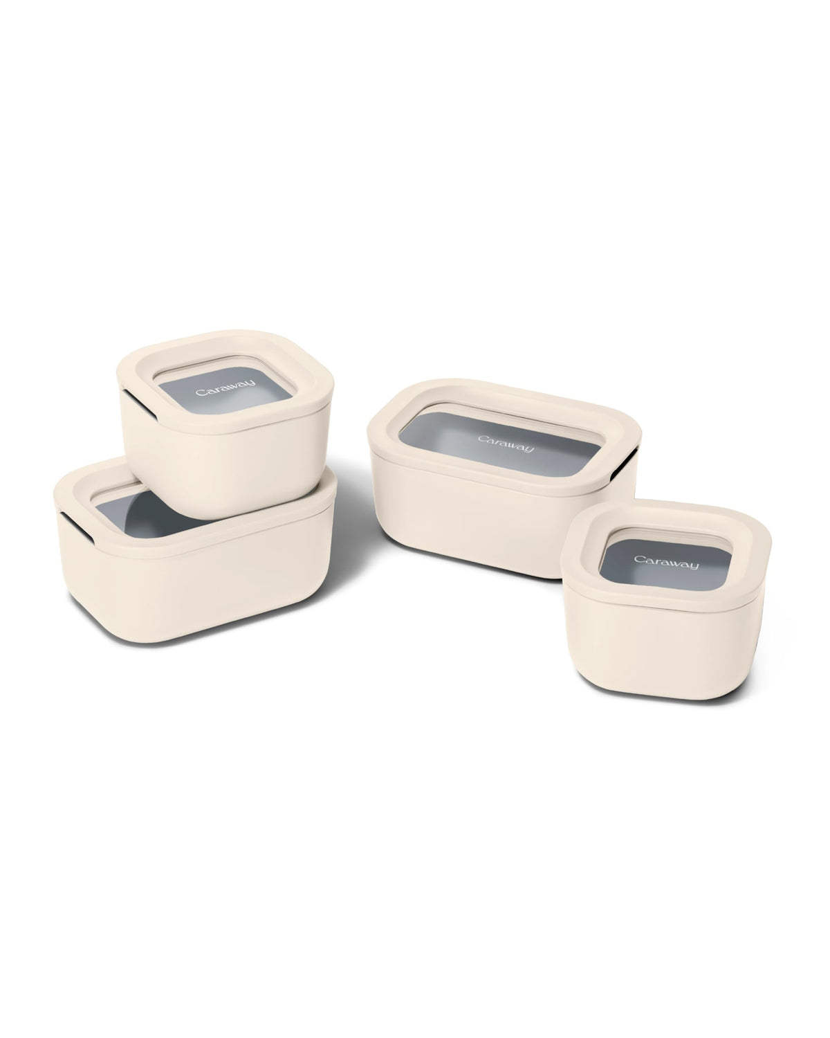 Caraway Glass Food Storage Container Sets with Lids