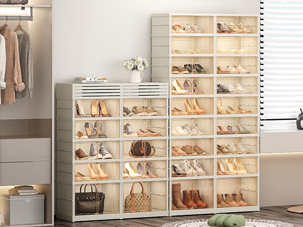 Redlife 9 Tier 36 Pairs Foldable Shoe Rack Organizer