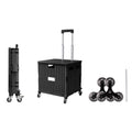 65L Foldable Shopping Cart with Telescoping Handle