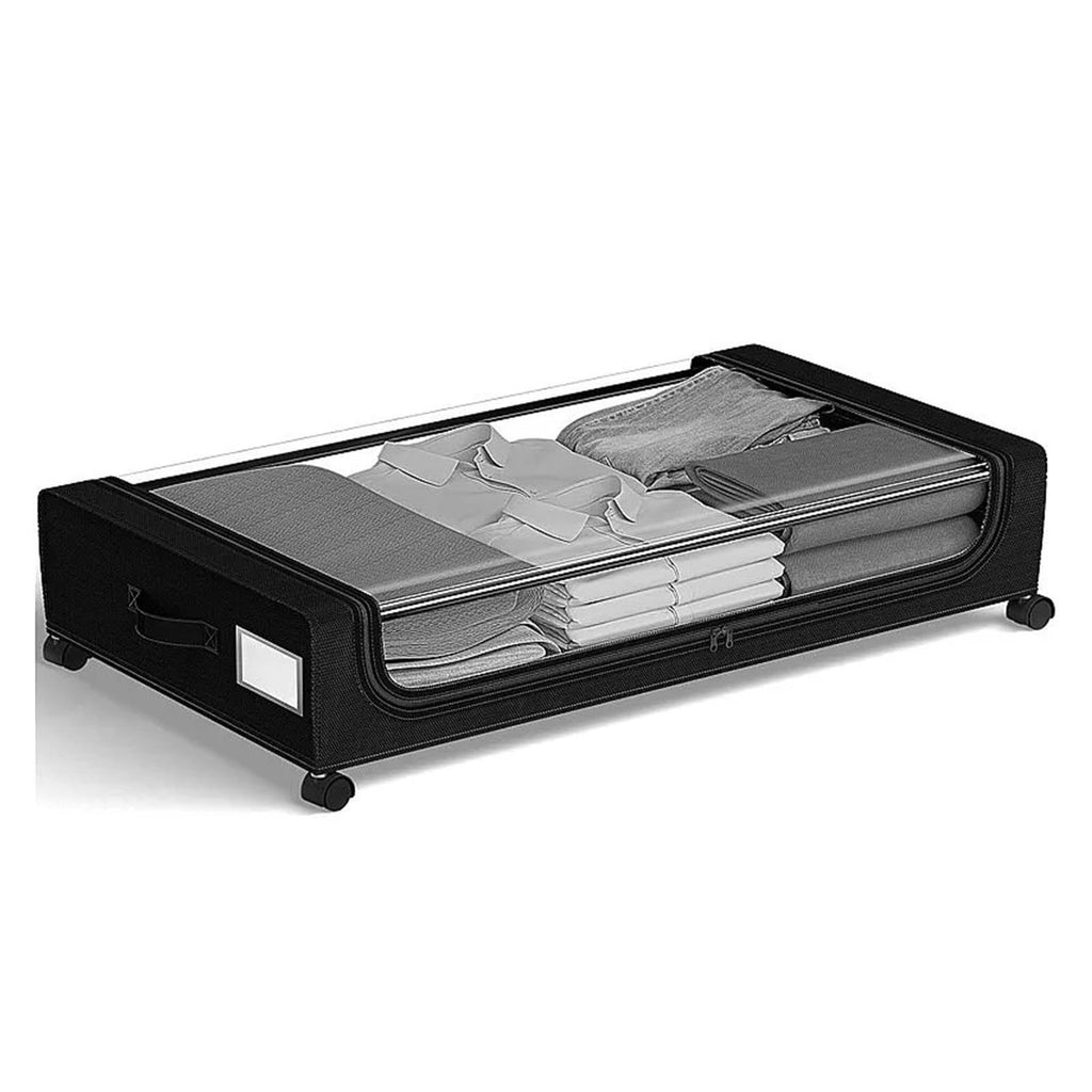 WEIJFRFJ Under Bed Storage with Wheels Storage Box with Wheels
