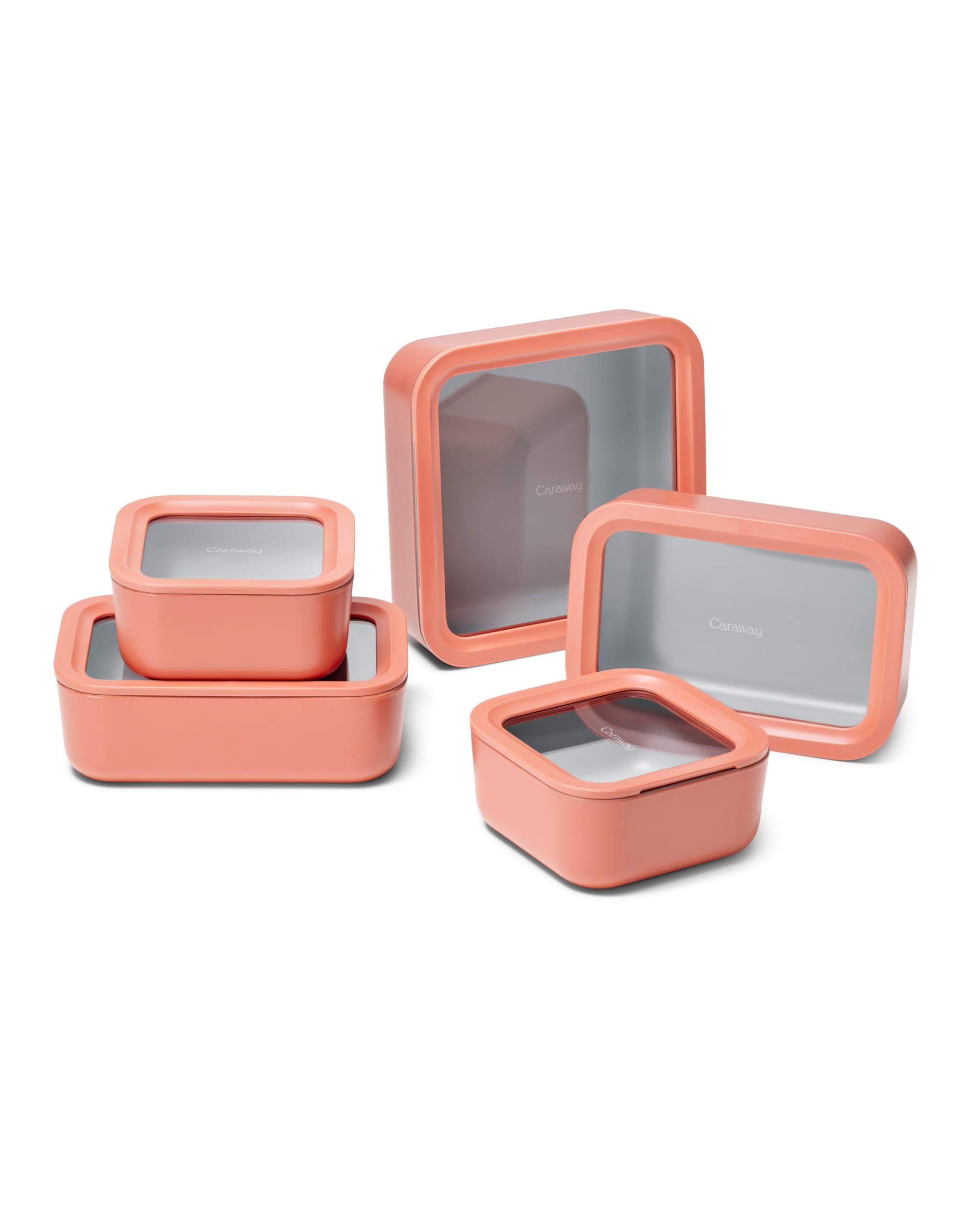 Caraway Glass Food Storage Container Sets with Lids