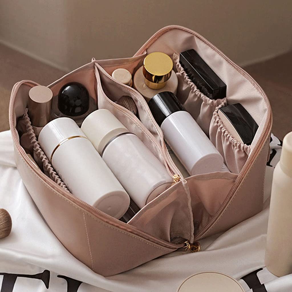 Makeup Organizer 1 Pack Large Capacity Travel Cosmetic Bag Multifunctional Travel Ladies Toiletries Organizer Makeup Tool Bag Cosmetics Storage Display Box Case (Color : 1) (B)