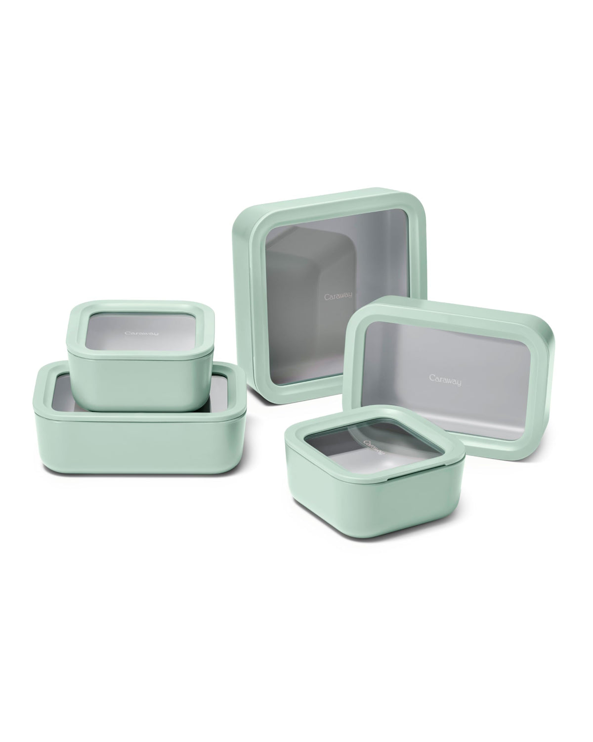 Caraway Glass Food Storage Container Sets with Lids