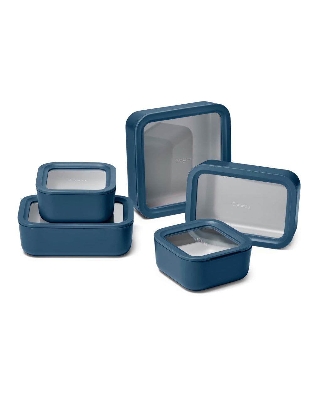 Caraway Glass Food Storage Container Sets with Lids