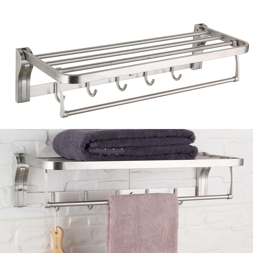 Stainless Steel Shower Caddy with Adjustable Hooks