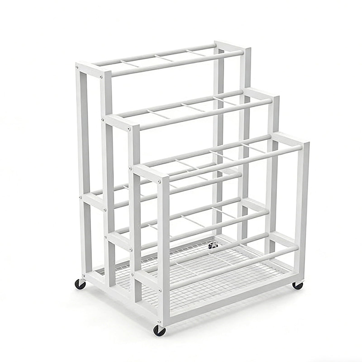 Heavy-Duty Rolling File & Paper Organizer Cart