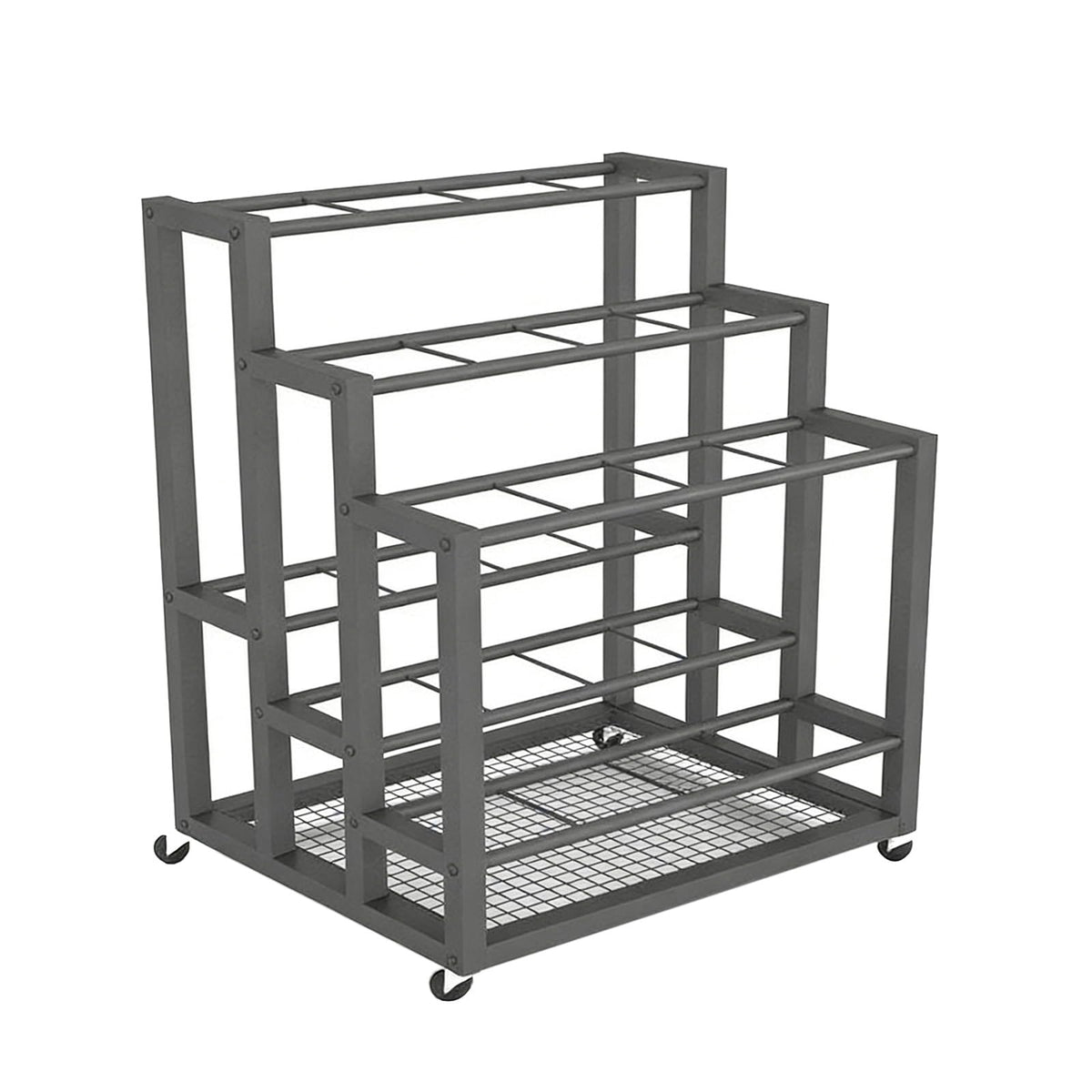 Heavy-Duty Rolling File & Paper Organizer Cart