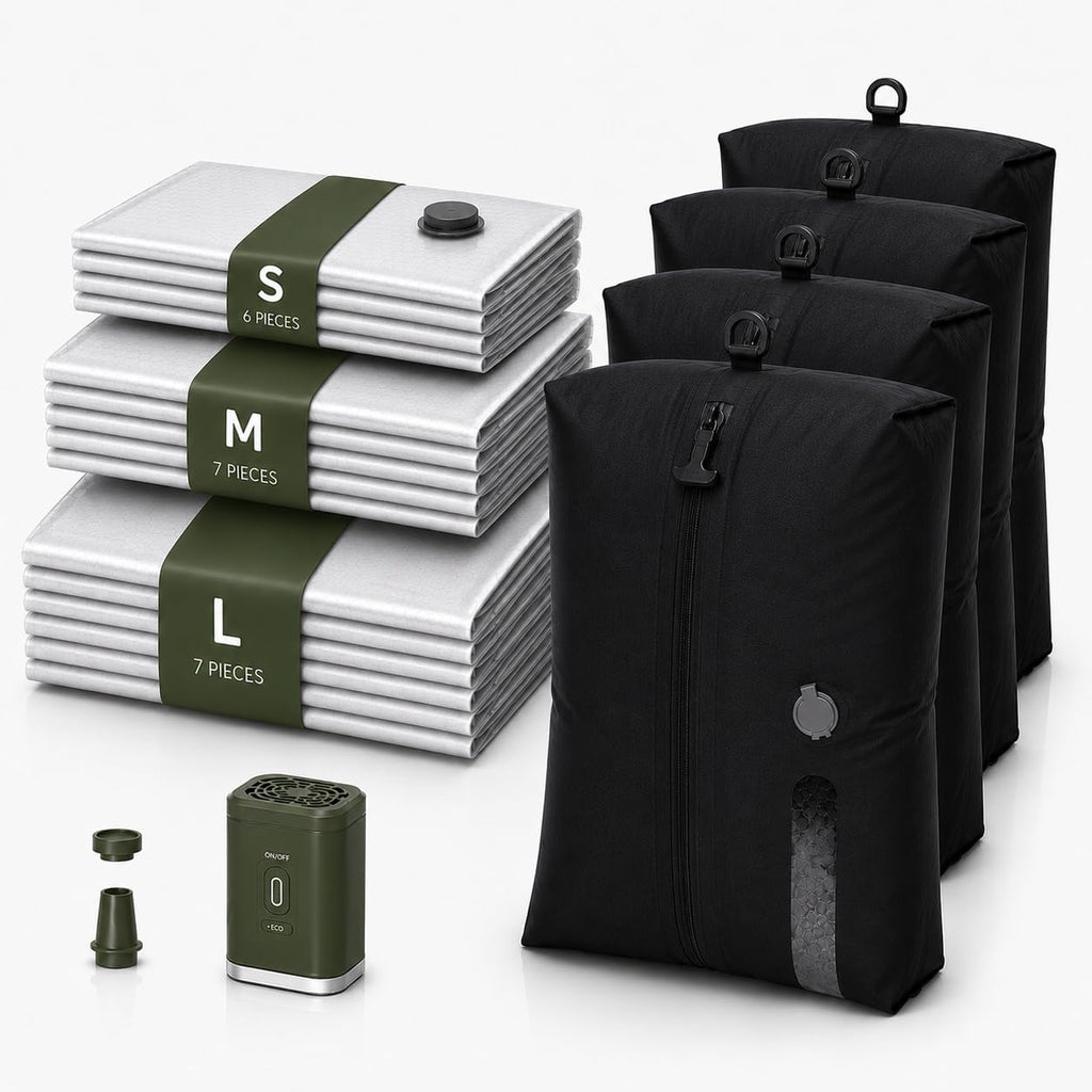 Space Saver Bags for Clothing and Closet Storage