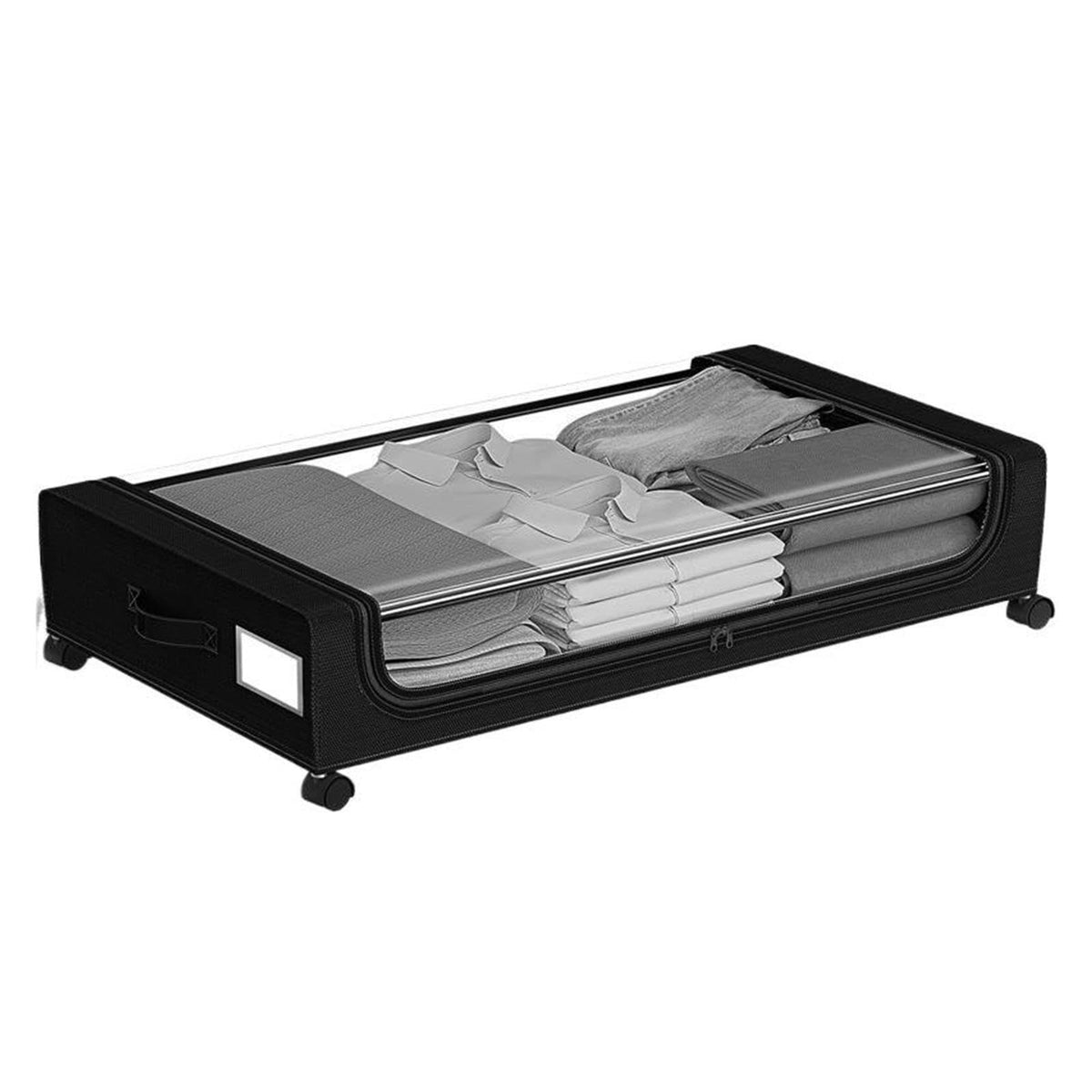 WEIJFRFJ Under Bed Storage with Wheels Storage Box with Wheels