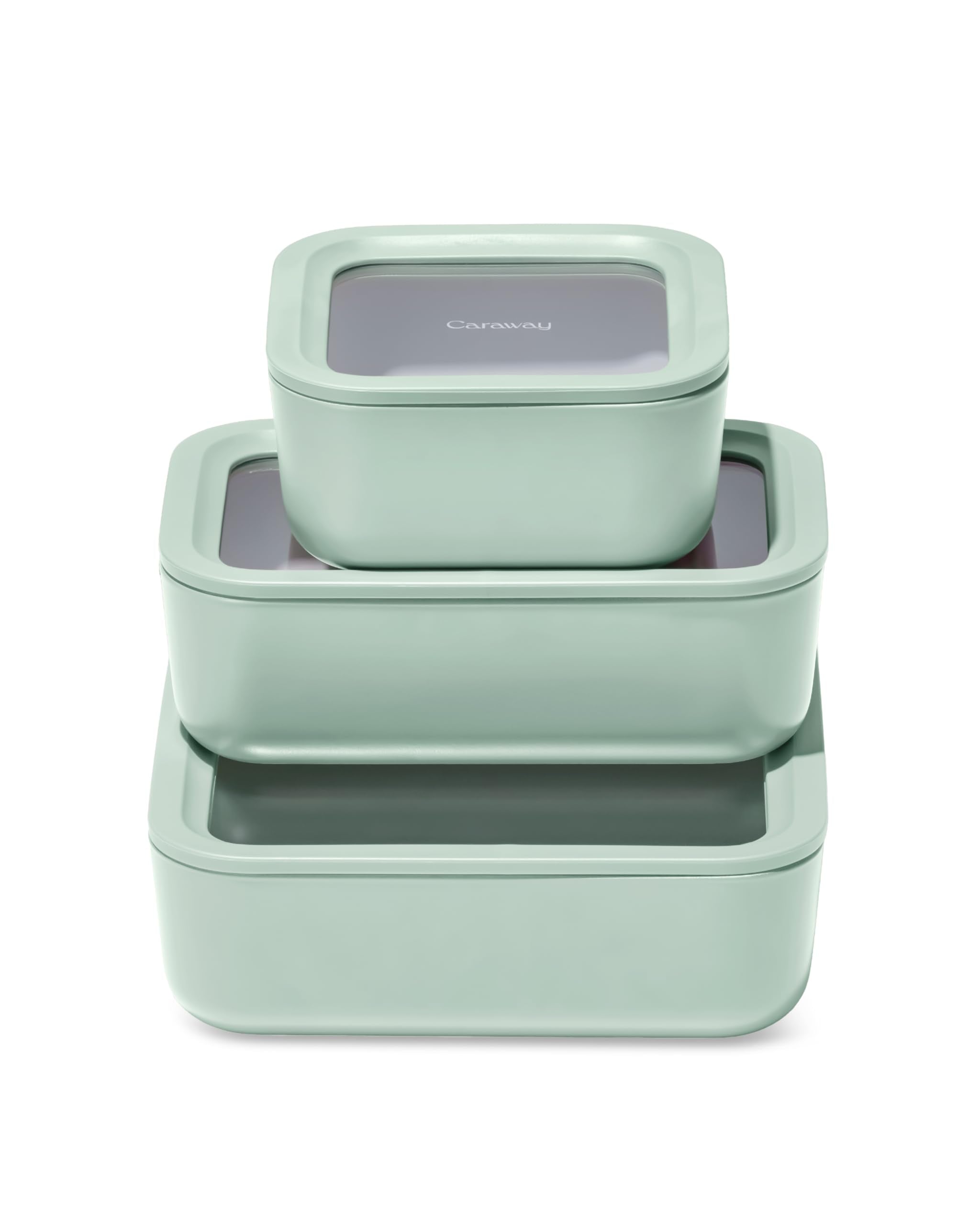 Caraway Glass Food Storage Container Sets with Lids