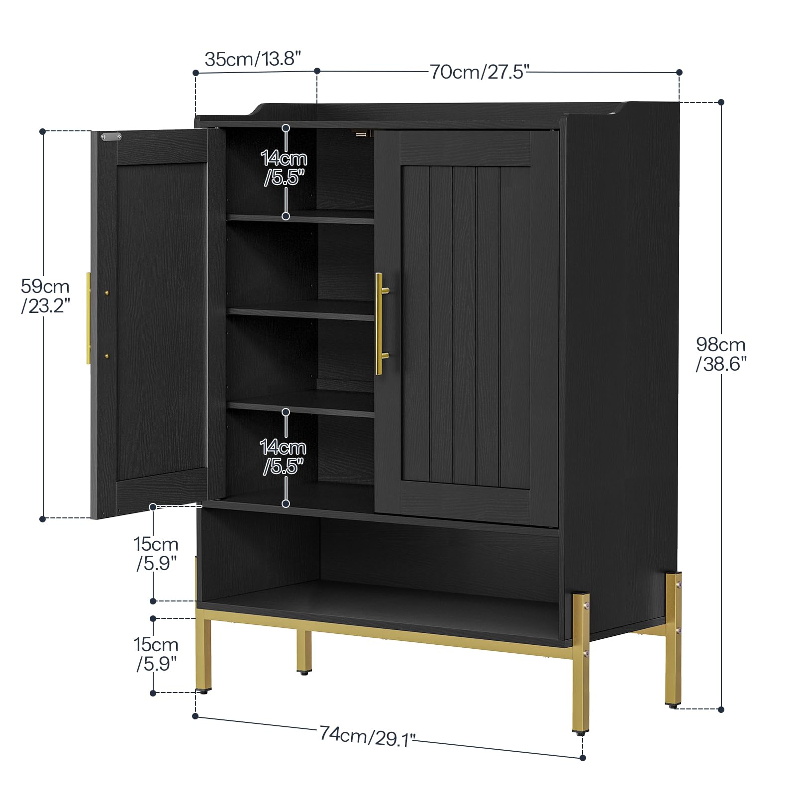 Shoe Storage Cabinet for Entryway