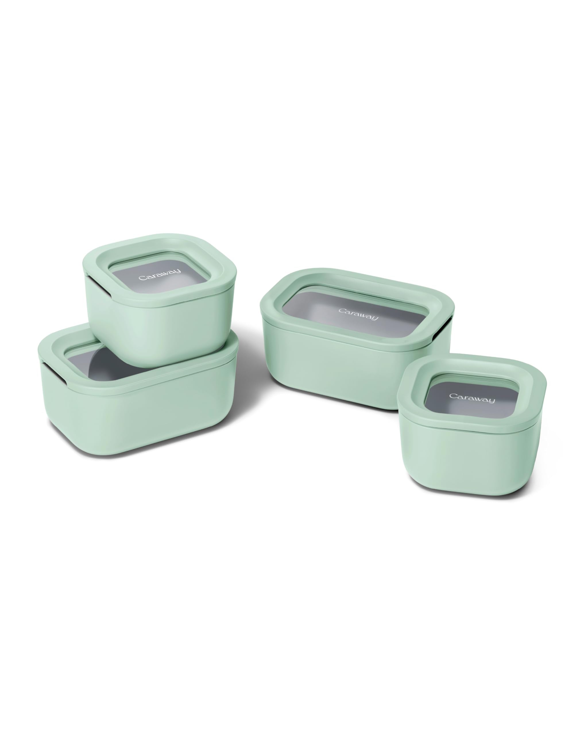 Caraway Glass Food Storage Container Sets with Lids