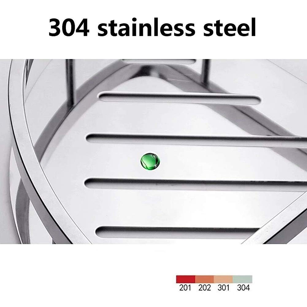 2-Tier Stainless Steel Corner Shower Caddy