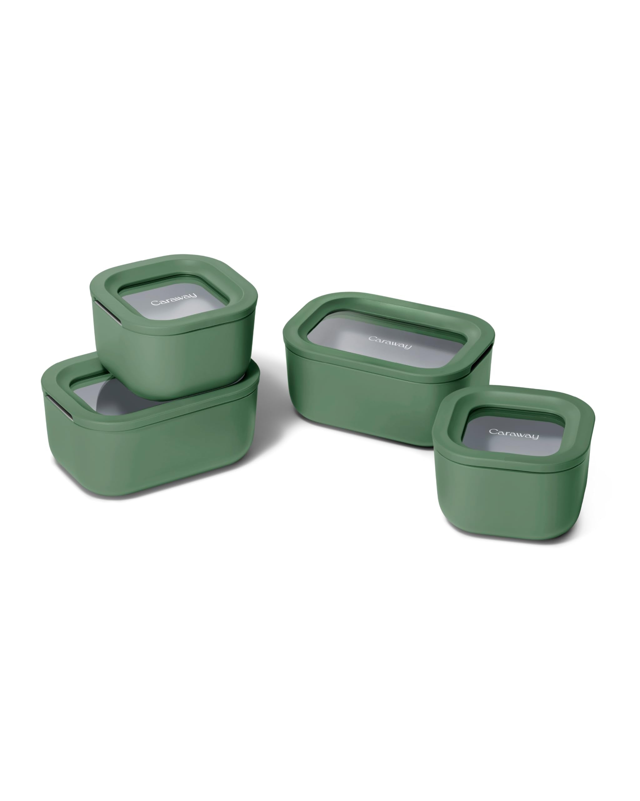 Caraway Glass Food Storage Container Sets with Lids