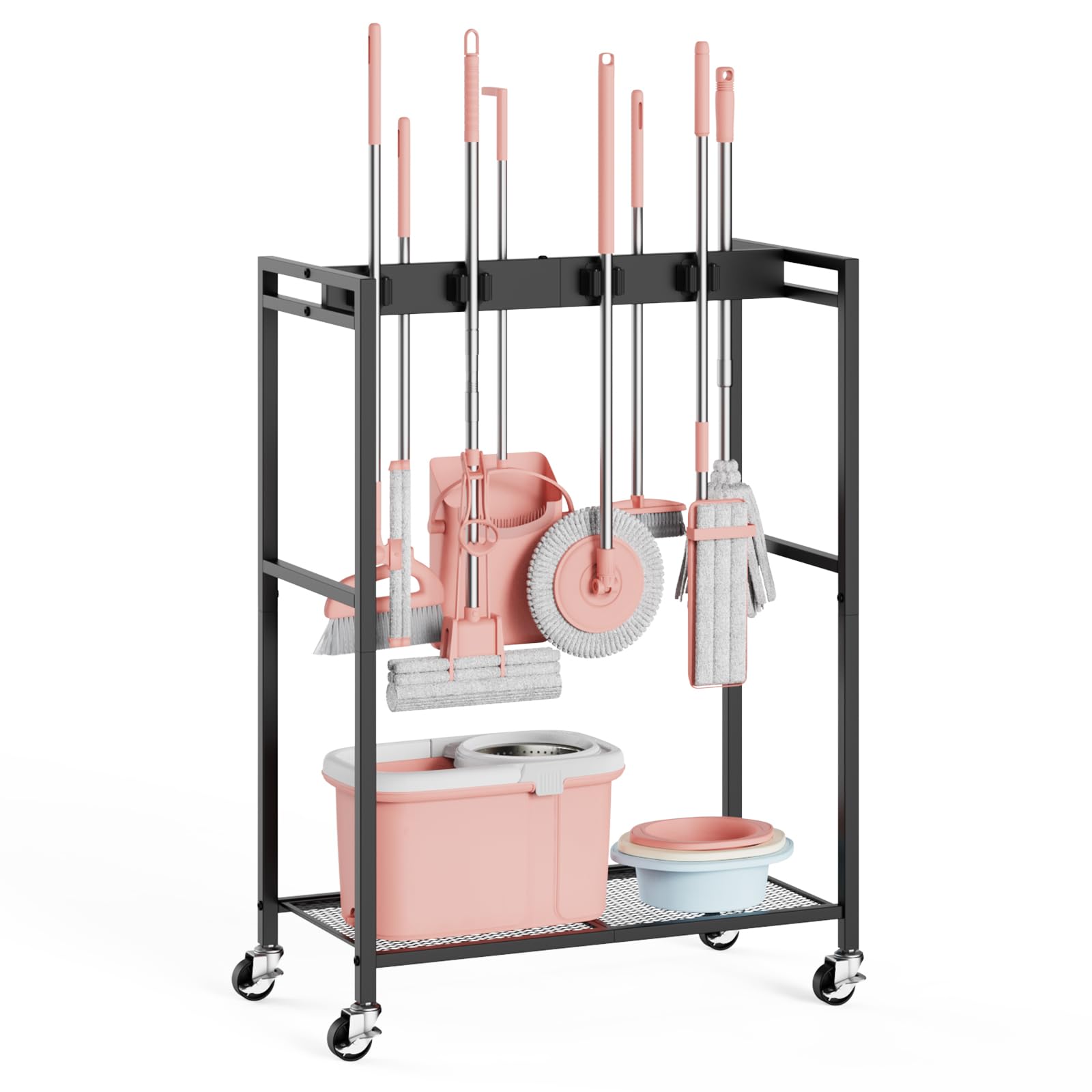 Broom & Mop Storage Cabinet