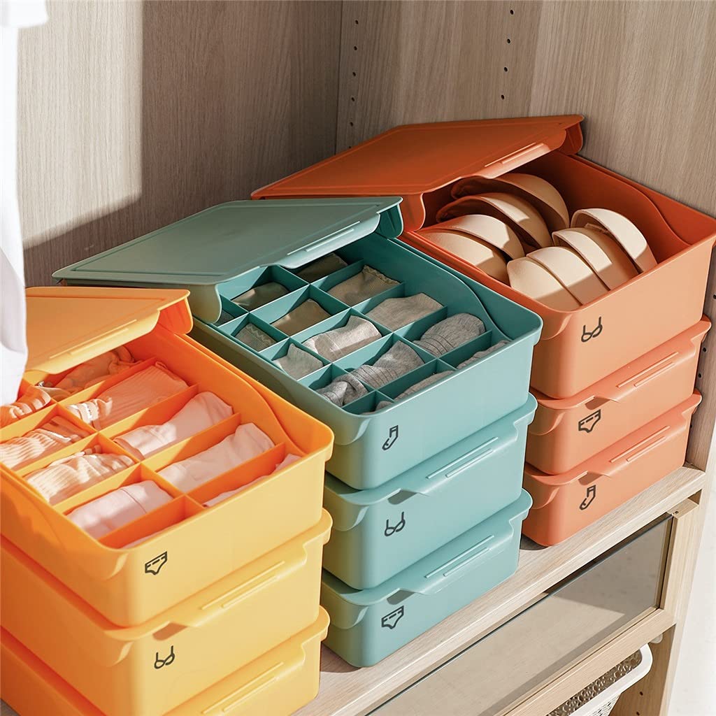 15-Compartment Sock & Underwear Drawer Organizer