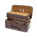 Large-Capacity Leather Jewelry Organizer Box