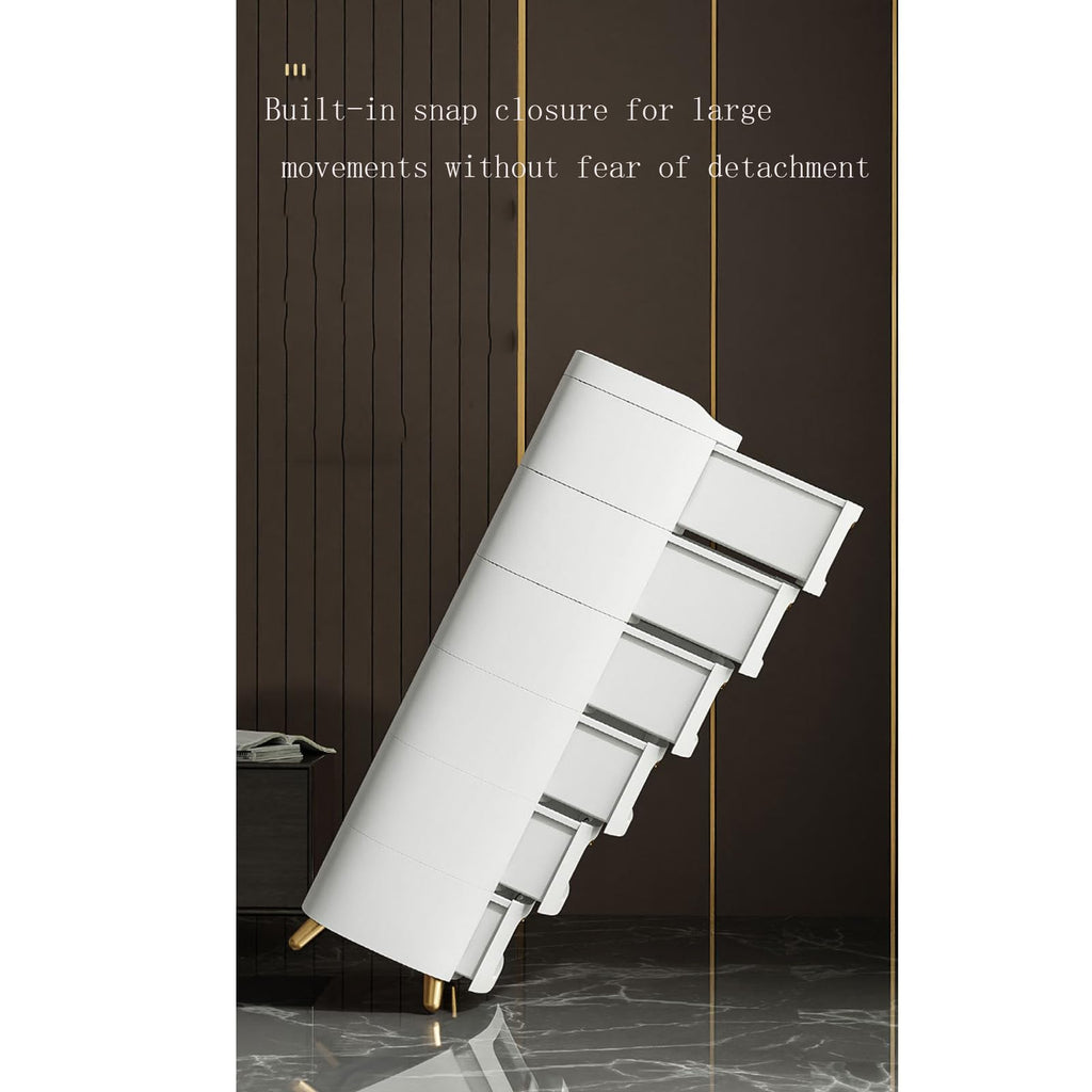 Stackable 2-Drawer Storage Cabinet