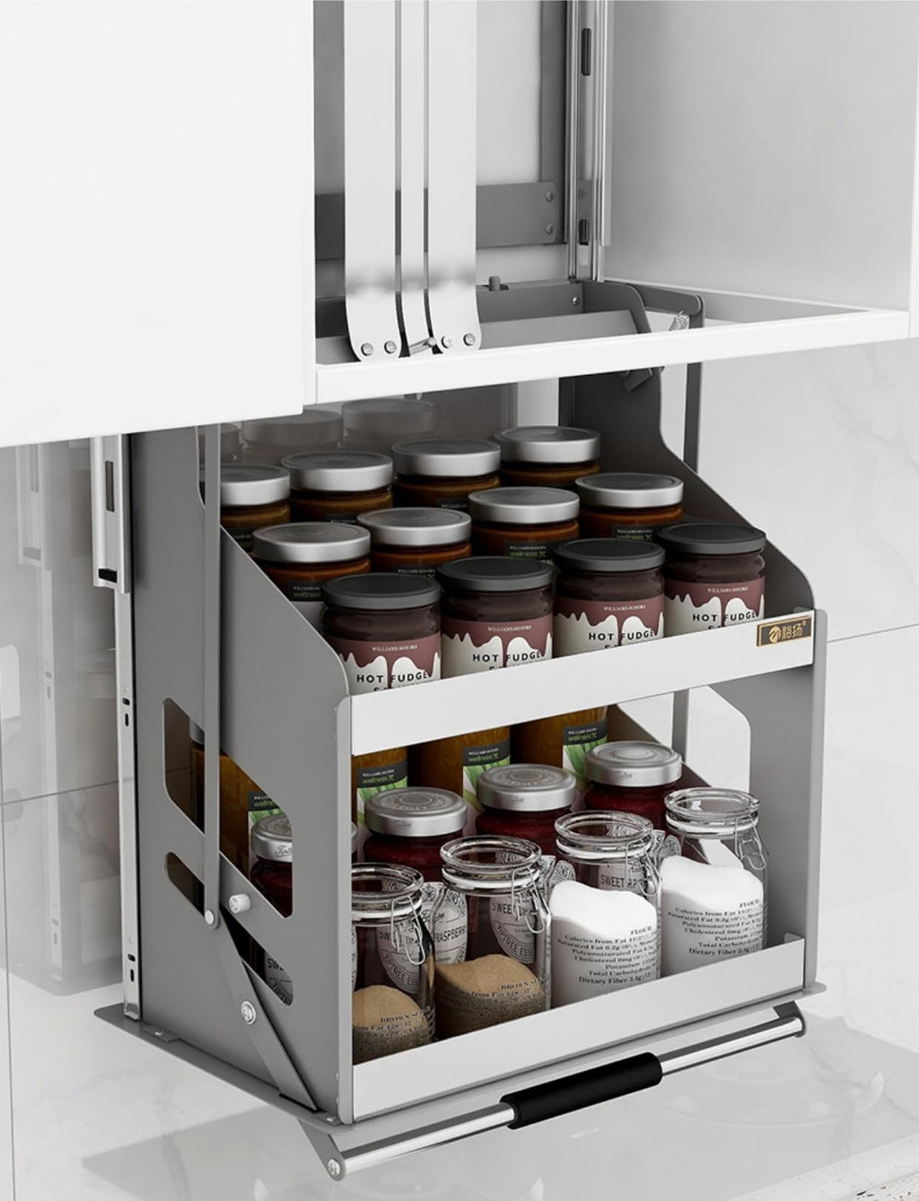 2-Tier Pull-Out Cabinet Organizer