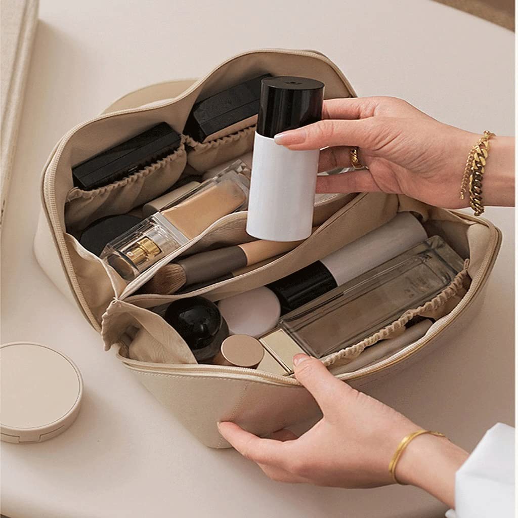 Makeup Organizer 1 Pack Large Capacity Travel Cosmetic Bag Multifunctional Travel Ladies Toiletries Organizer Makeup Tool Bag Cosmetics Storage Display Box Case (Color : 1) (B)