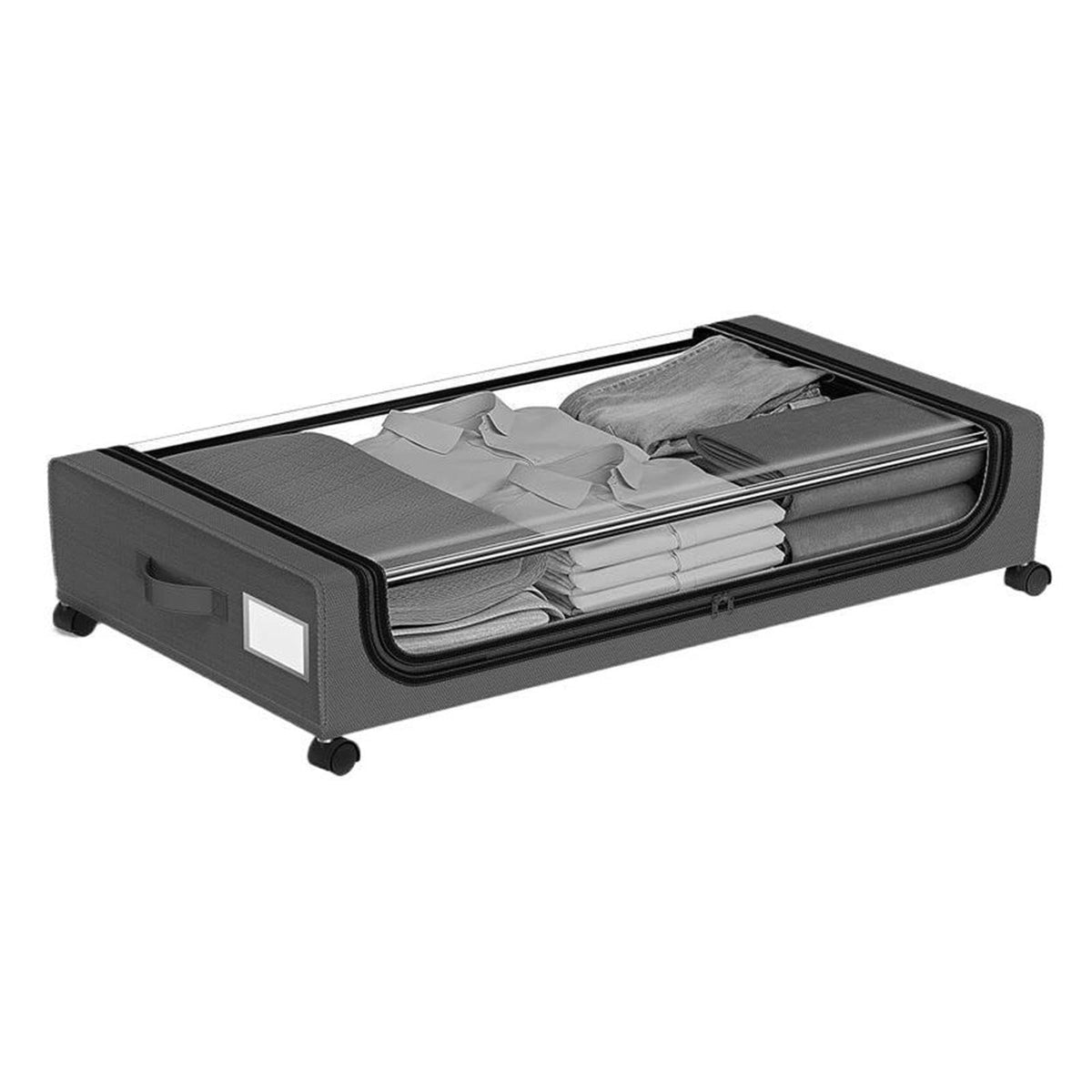 WEIJFRFJ Under Bed Storage with Wheels Storage Box with Wheels
