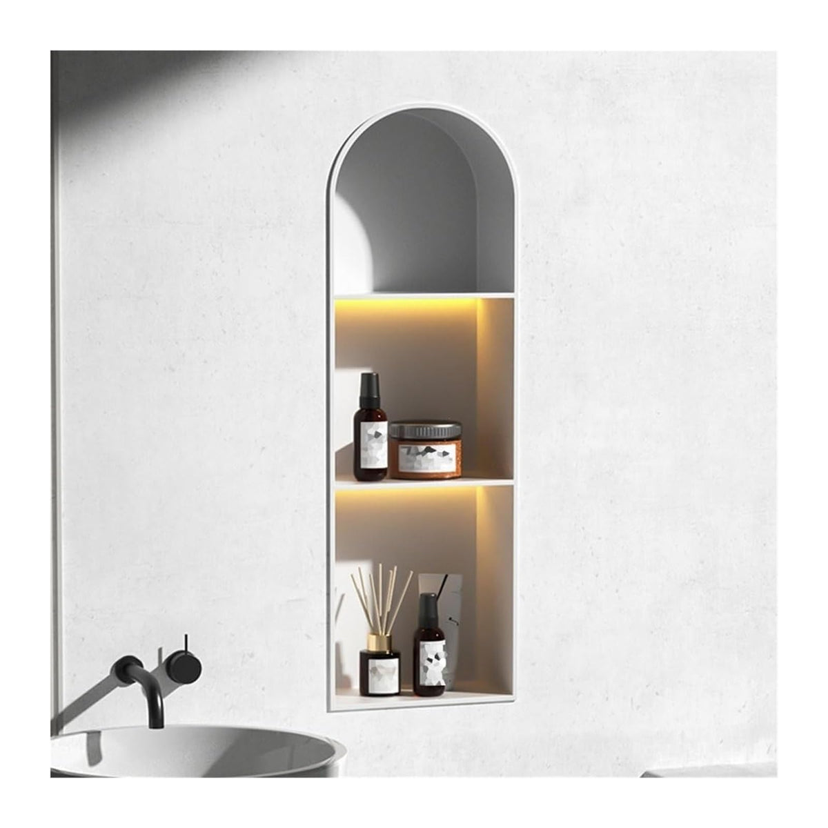 Stainless Steel Recessed Shower Niche